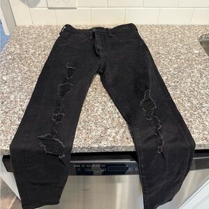 Abercrombie & Fitch Black Super Skinny Jeans